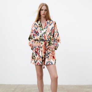 ZARA | Printed Pocket Kimono